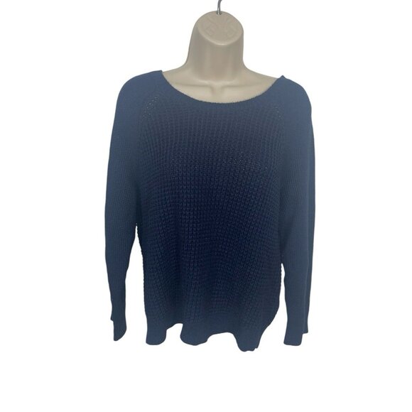 FOREVER 21 Women's Size Medium Navy Blue Sweater *READ DESCRIPTION* - Picture 2 of 12